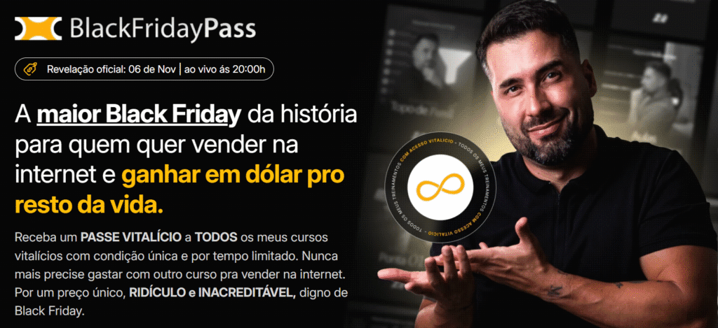 Black Friday Pass - Caio Calderaro
