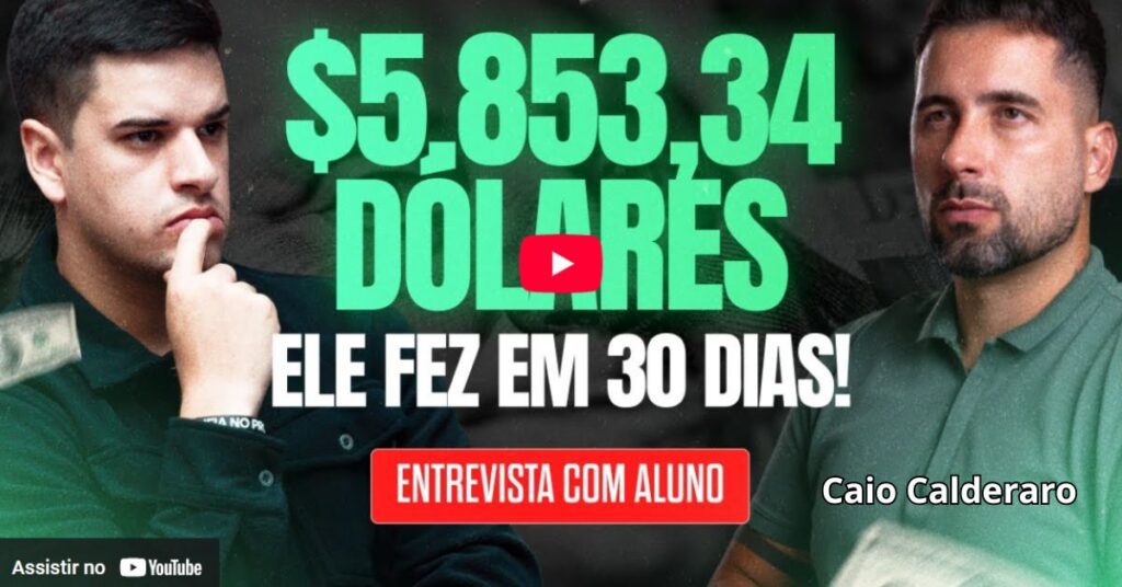 Entrevista com Aluno do Caio Calderaro, que escolheu ganhar em dólar
