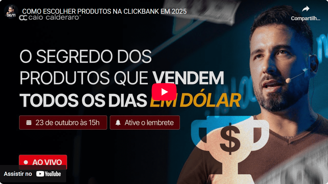 Como Escolher os Melhores Produtos na ClickBank em 2025