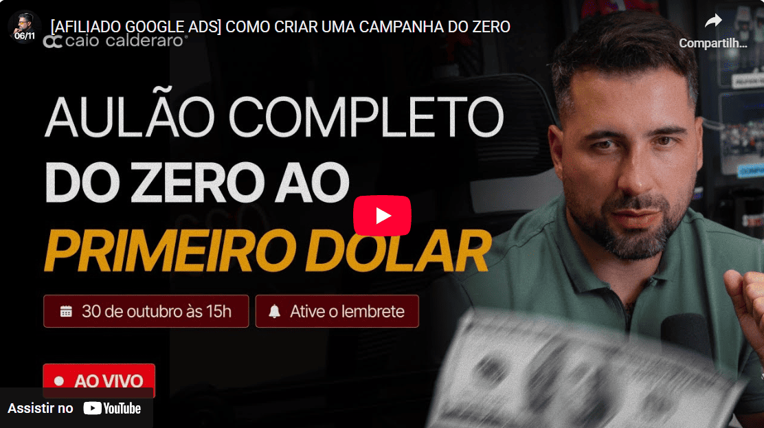 Google Ads para Afiliados Do Zero ao Primeiro Dólar