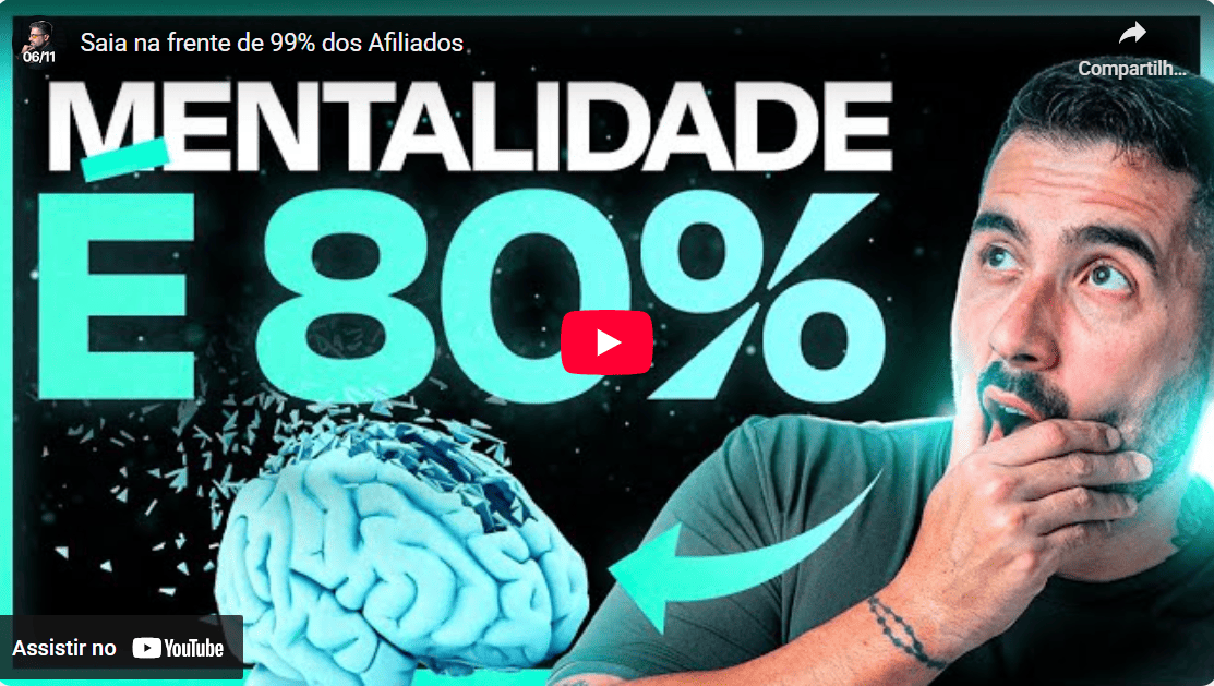 Mentalidade de Afiliado Supere 99% da Concorrência
